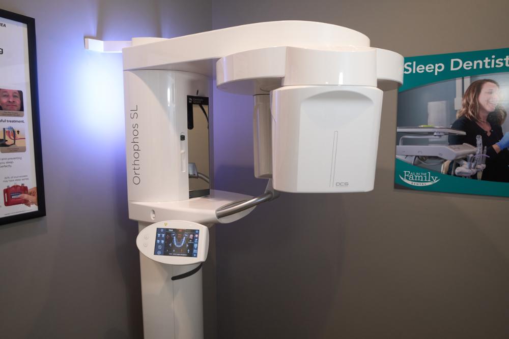 Orthophos SL in All in the Family Dental
