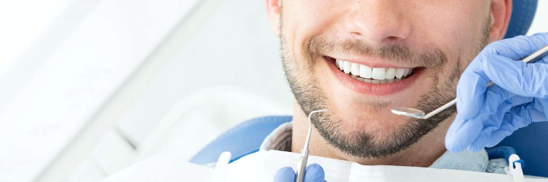 getting ready for dental exam
