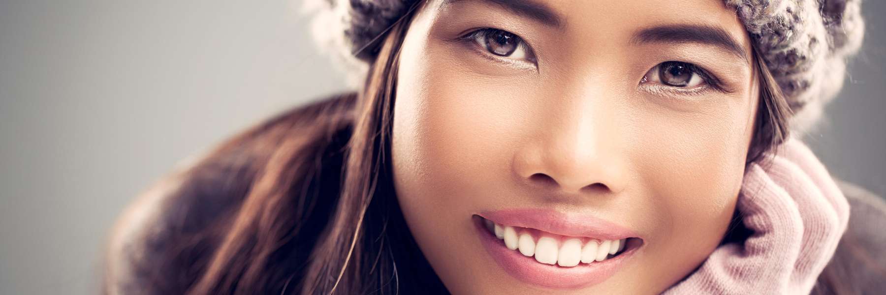 woman smiling