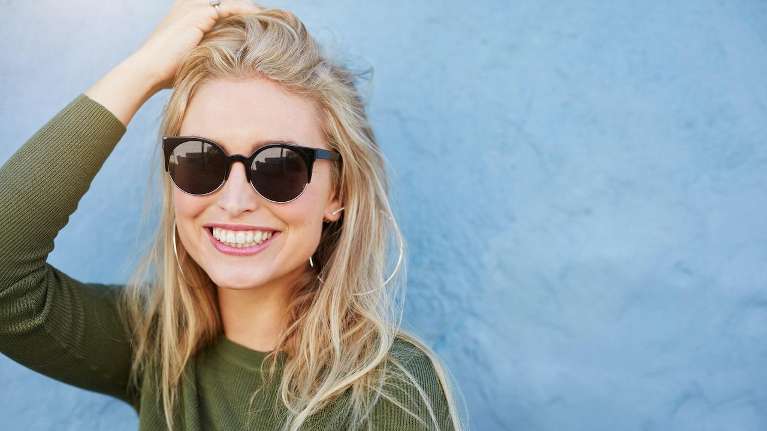 woman in a glasses