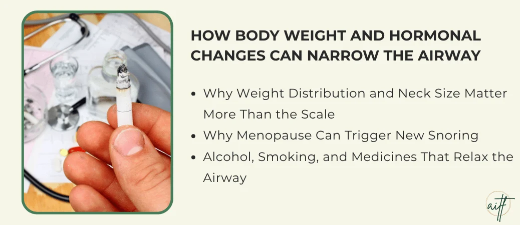 How Weight, Hormones, and Habits Can Narrow the Throat