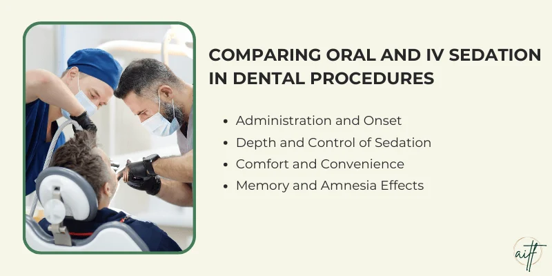 Oral vs IV Sedation Key Differences